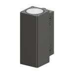 Ledvance Seinävalaisin Urban Vario Aluminium Harmaa Up & Down 27W 2700lm - 830-840 CCT | IP65 - Dali Himmennettävä