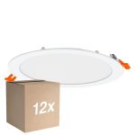 Monipakkaus 12x Osram LED Alasvalo Recess Slim Valkoinen 22W 2000lm 110D - 840 Kylmä Valkoinen| Odetnij 200mm - IP20