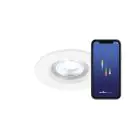 Nordlux Don Smart LED Kohdevalaisin Valkoinen 4.7W 320lm 60D - 822-865 Säädettävä Valkoinen + RGB | 85mm - IP65
