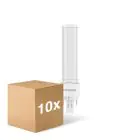 Monipakkaus 10x Noxion Lucent PL-C LED 5.2W - 830 Lämmin Valkoinen | 2-Nastaa - Korvaa 18W