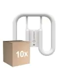 Monipakkaus 10x Ledvance DULUX-SQ LED 7W - 835 Lämmin Valkoinen | 2-Nastaa - Korvaa 16W